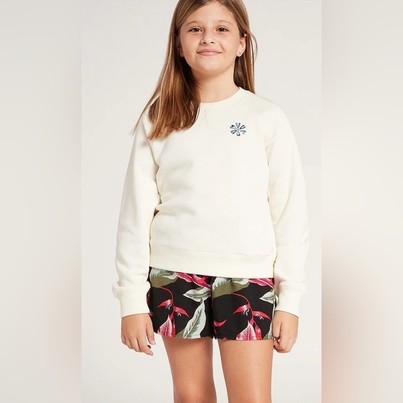 Girls Volcom Truly Stokin Sweatshirt M 8/10 - Picture 1 of 7